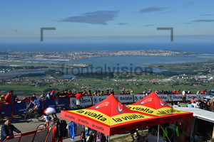 View Pena Cabarga: Vuelta a Espana, 18. Stage, From Burgos To Pena Cabarga Santander