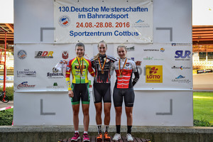 HECHLER Katharina, KOCH Franziska, LUDWIG Hannah: Track German Championships 2016
