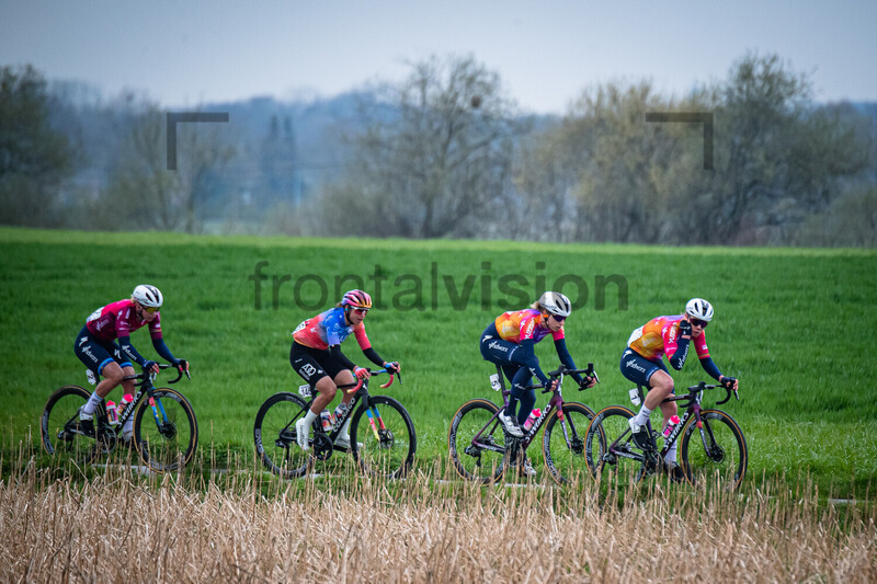 KOPECKY Lotte, REUSSER Marlen, PERSICO Silvia, WIEBES Lorena: Ronde Van Vlaanderen 2023 - WomenÂ´s Race 