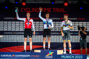 KÜNG Stefan, BISSEGGER Stefan, GANNA Filippo: UEC Road Cycling European Championships - Munich 2022