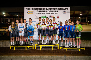 Mix Team, Track Team Brandenburg, CERATIZIT-WNT Pro.Cycling Team: DM Bahn 2023 - Cottbus