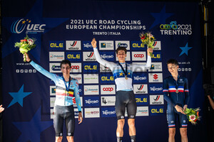 UIJTDEBROEKS Cian, SEGAERT Alec, LE HUITOUZE Eddy: UEC Road Cycling European Championships - Trento 2021
