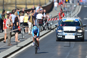 Kinley Gibson: UCI Road World Championships, Toscana 2013, Firenze, ITT Junior Women