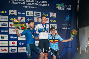 GANNA Filippo, KÜNG Stefan, EVENEPOEL Remco: UEC Road Cycling European Championships - Trento 2021
