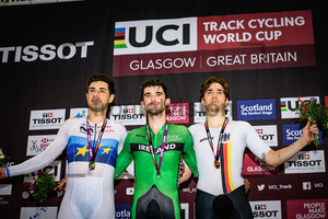 MORA VEDRI Sebastian, ENGLISH Felix, BEYER Maximilian: UCI Track Cycling World Cup 2019 – Glasgow