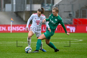 Annalena Rieke Dora Zeller Achtelfinale DFB Pokal Frauen SGS Essen 1. FC Köln Spielfotos 25.11.2023