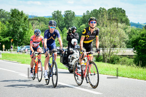 WATSON Calvin, ZACCANTI Filippo, QUÃ‰MENEUR Perrig: Tour de Suisse 2018 - Stage 2