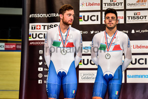 LAMON Francesco, CONSONNI Simone: Track Cycling World Cup - Apeldoorn 2016