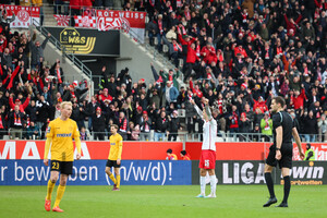 Rot-Weiss Essen Jubel über 2:0 Führung gegen SpVgg Bayreuth 05.03.2023