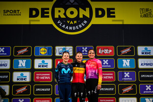 VAN VLEUTEN Annemiek, KOPECKY Lotte, VAN DEN BROEK-BLAAK Chantal: Ronde Van Vlaanderen 2022 - WomenÂ´s Race