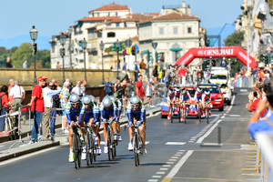 S. C. Michela Fanini ROX: UCI Road World Championships, Toscana 2013, Firenze, TTT Women