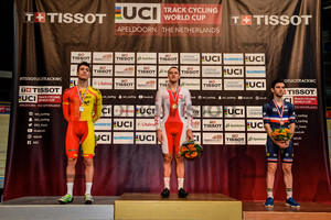 TORRES BARCELO Albert, SAJNOK Szymon Wojciech, THOMAS Benjamin: Track Cycling World Cup - Apeldoorn 2016
