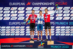 CARSTENSEN Sebastian Fini, PIDCOCK Thomas, COLOMBO Filippo: UEC MTB Cycling European Championships - Munich 2022