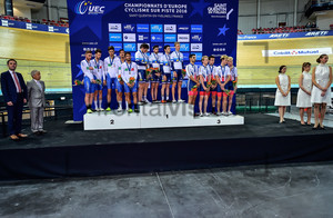 ITALY, FRANCE, GREAT BRITAIN: UEC Track Championships 2016