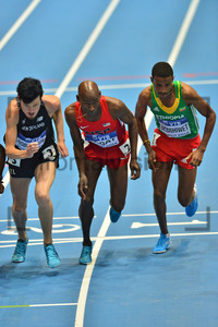 Zane ROBERTSON, Bernard LAGAT, Hagos GEBRHIWET: IAAF World Indoor Championships Sopot 2014