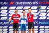 CARSTENSEN Sebastian Fini, PIDCOCK Thomas, COLOMBO Filippo: UEC MTB Cycling European Championships - Munich 2022