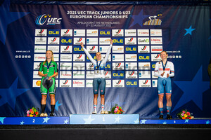 GILLESPIE Lara, ZANARDI Silvia, SMITH Abi: UEC Track Cycling European Championships (U23-U19) – Apeldoorn 2021