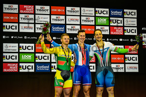 LENDEL Vasilijus, BABEK Tomas, OLIVA Lewis: Track Cycling World Cup - Glasgow 2016
