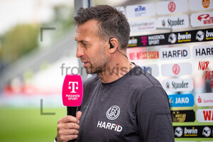 Christoph Dabrowski Trainer Rot-Weiss Essen vs. FC Ingolstadt 04 Spielfotos 20.08.2022