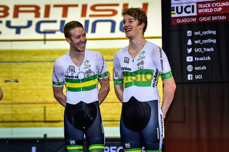 MEYER Cameron, SCOTSON Callum: Track Cycling World Cup - Glasgow 2016 