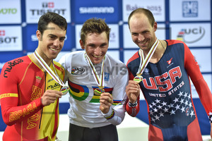 TORRES BARCELO Albert, LISS Lucas, LEA Bobby: UCI Track Cycling World Championships 2015