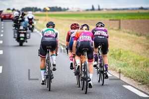 GERRITSE Femke, STULTIENS Sabrina, RAAIJMAKERS Marit, GAFINOVITZ Rotem: Tour de France Femmes 2022 – 2. Stage