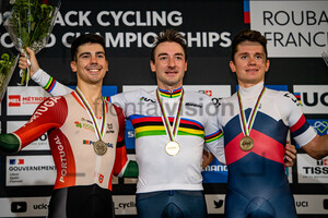 LEITAO Iuri, VIVIANI Elia, ROSTOVTSEV Sergei: UCI Track Cycling World Championships – Roubaix 2021