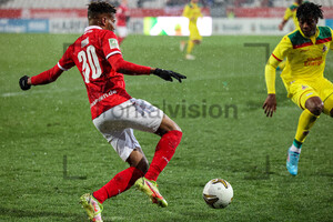 Isaiah Young Rot-Weiss Essen vs. 1. FC Köln U21 Spielfotos 01-04-2022