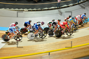 Peloton: UEC Track Cycling European Championships, Netherlands 2013, Apeldoorn, Omnium, Elimination Race, Women