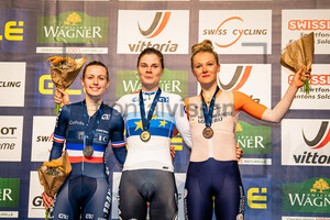 FORTIN Valentine, KOPECKY Lotte, VAN DER DUIN Maike: UEC Track Cycling European Championships – Grenchen 2023
