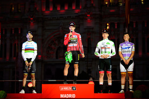VALVERDE BELMONTE Alejandro, ROGLIC Primoz, POGACAR Tadej, BRENNAUER Lisa: Challenge Madrid by la Vuelta 2019 - 2. Stage