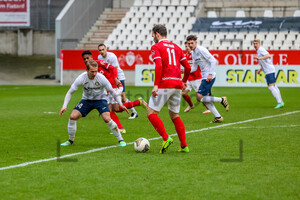 Simon Engelmann Rot-Weiss Essen vs. Wuppertaler SV Spielfotos 23-01-2022