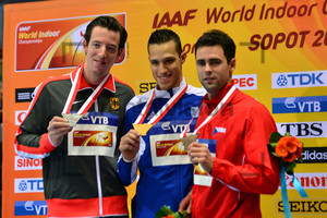 Malte Mohr, KonstadÃ­nos FILIPPÃ&#141;DIS, Jan KUDLICKA: IAAF World Indoor Championships Sopot 201