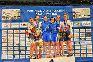 Team Germany, Team Russia, Team Great Britain: UEC Track Cycling European Championships, Netherlands 2013, Apeldoorn, Team Sprint, Qualifying and Finals, Women