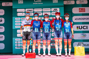 BRENNAUER Lisa, CONFALONIERI Maria Giulia, HAMMES Kathrin, LACH Marta, MAGNALDI Erica: Giro dÂ´Italia Donne 2021 – 8. Stage