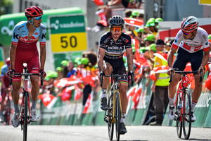 HOLLENSTEIN Reto, SAGAN Peter, DILLIER Silvan: Tour de Suisse 2018 - Stage 6