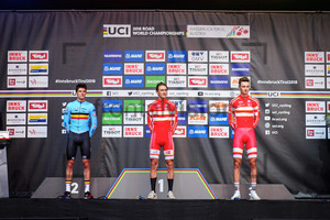 VAN MOER Brent, BJERG Mikkel, JORGENSEN Mathias Norsgaard: UCI World Championships 2018 – Road Cycling