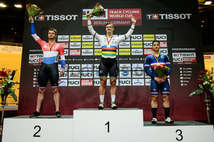 BÜCHLI Matthijs, GLAETZER Matthew, HELAL Rayan: UCI Track Cycling World Cup 2018 – Berlin