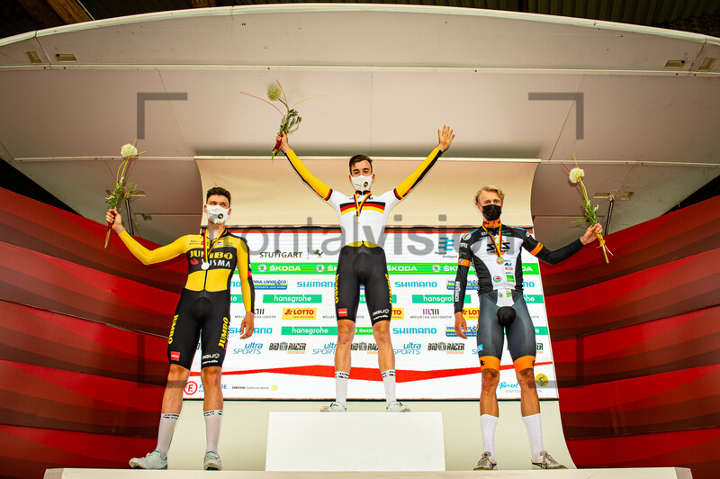 BALLERSTEDT Maurice, HEßMANN Michel, KNOLLE Jon: National Championships-Road Cycling 2021 - ITT Elite Men U23 