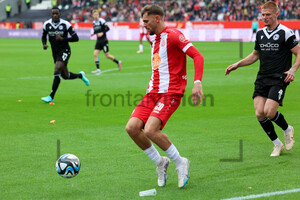 Leonardo Vonic, Louis Oppie Rot-Weiss Essen vs. Arminia Bielefeld Spielfotos 04.11.2023