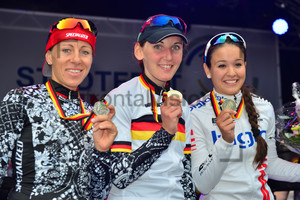 Trixi Worrack, Lisa Brennauer, Martina Zwick: German Championships RR Women 2014