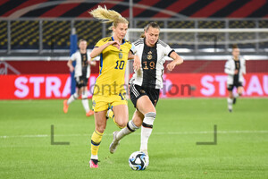 Sofia Jakobsson, Klara Bühl Frauen-Länderspiel Deutschland Schweden 21.02.2023
