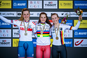BACKSTEDT Zoe, IVANCHENKO Alena, NIEDERMAIER Antonia: UCI Road Cycling World Championships 2021