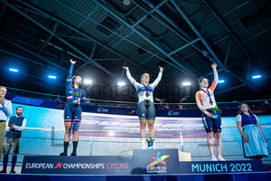 GROS Mathilde, HINZE Emma, VAN RIESSEN Laurine: UEC Track Cycling European Championships – Munich 2022