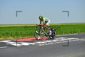 Moreno Moser: 11. Stage, ITT from Avranches to Le Mont Saint Michel