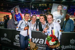BRENNAUER Lisa, HEALEY GEBHARD Elke, WALKER Hannah, BRAUßE Franziska: UCI Track Cycling World Championships 2020
