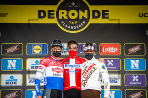 VAN DER POEL Mathieu, ASGREEN Kasper, VAN AVERMAET Greg: Ronde Van Vlaanderen 2021 - Men