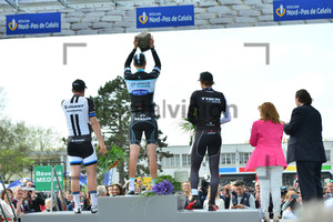 John Degenkolb, Niki Terpstra, Fabian Cancellara: Paris - Roubaix 2014
