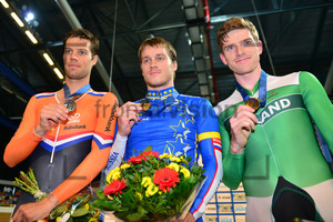 Tim Veldt, Viktor Manakov, Martyn Irvine: UEC Track Cycling European Championships, Netherlands 2013, Apeldoorn, Omnium, Qualifying and Finals, Men