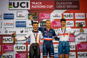 HEINRICH Nicolas, ERMENAULT Corentin, TANFIELD Charlie: UCI Track Nations Cup Glasgow 2022